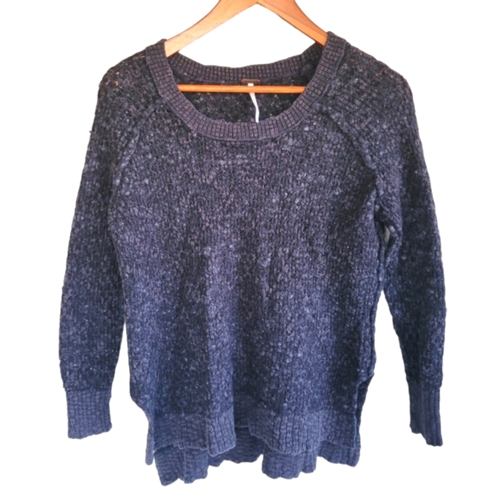 Free People Jeepster Boho Pullover  Sweater Women's Gray XS